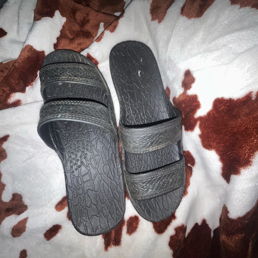 Black pali hawaii jandals